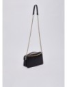 Borsa a tracolla piccola con inserto animalier Liu Jo – Nero animalier
