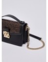 Borsa a tracolla piccola con inserto animalier Liu Jo – Nero animalier