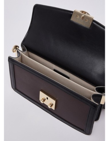 Borsa a tracolla piccola effetto saffiano Liu Jo – Melanzana - foto 7
