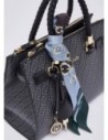 Borsa satchel piccola con charm Liu Jo – Nero Borsa satchel piccola con charm Liu Jo – Nero