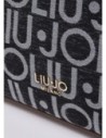 Borsa tote media con lettering logo Liu Jo – Nero