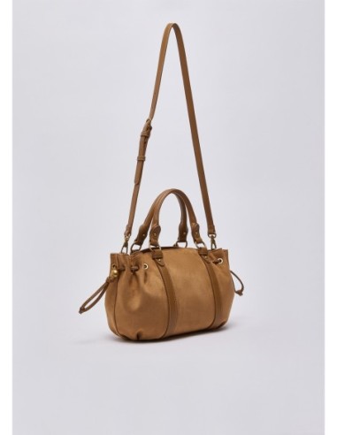 Borsa piccola in microfibra con coulisse Liu Jo – Beige - foto 4