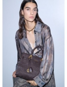 Borsa satchel media Liu Jo – Marrone scuro - foto 1