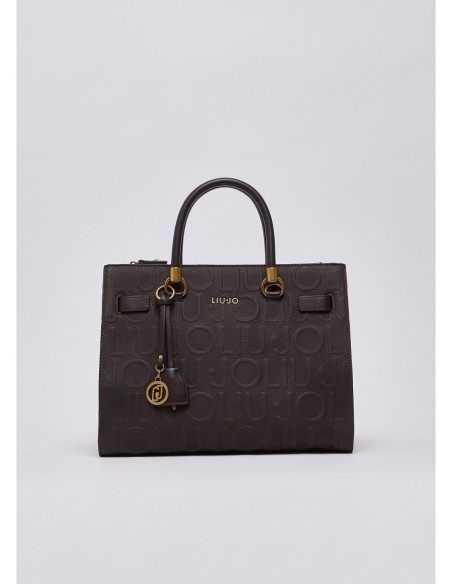 Borsa satchel media Liu Jo – Marrone scuro - foto 2