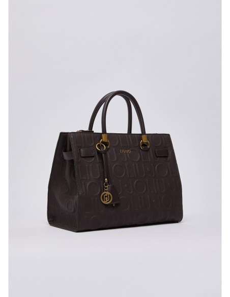 Borsa satchel media Liu Jo – Marrone scuro - foto 3