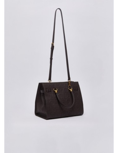Borsa satchel media Liu Jo – Marrone scuro - foto 4