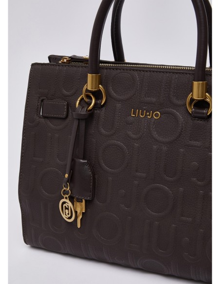 Borsa satchel media Liu Jo – Marrone scuro - foto 5