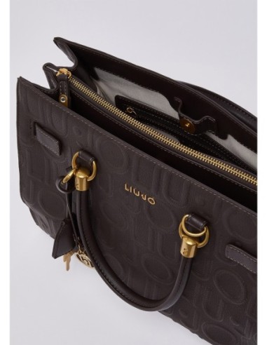 Borsa satchel media Liu Jo – Marrone scuro - foto 7