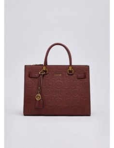 Borsa satchel media Liu Jo – Bordeaux scuro - foto 1