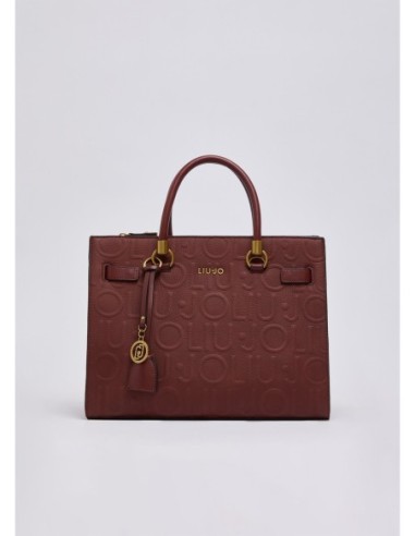 Borsa satchel media Liu Jo – Bordeaux scuro - foto 1
