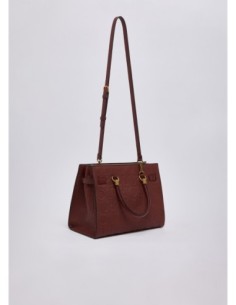 Borsa satchel media Liu Jo – Bordeaux scuro - foto 1 2