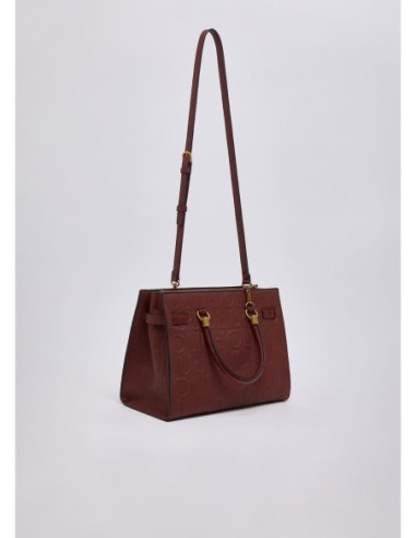 Borsa satchel media Liu Jo – Bordeaux scuro - foto 2