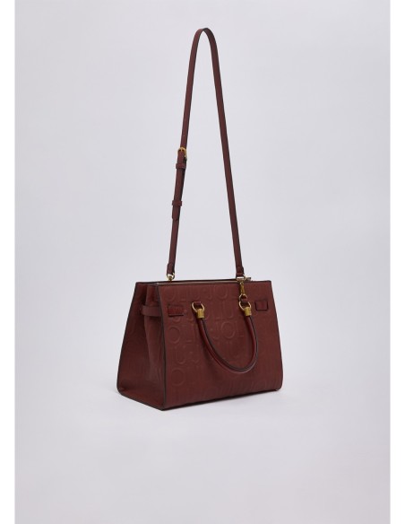 Borsa satchel media Liu Jo – Bordeaux scuro - foto 2