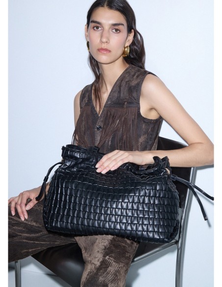 Borsa Riccy grande goffrata Liu Jo – Nero - foto 1