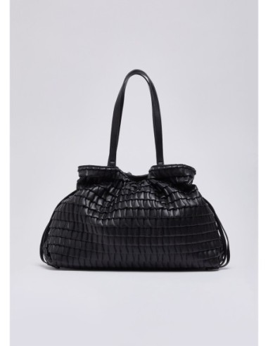 Borsa Riccy grande goffrata Liu Jo – Nero - foto 2