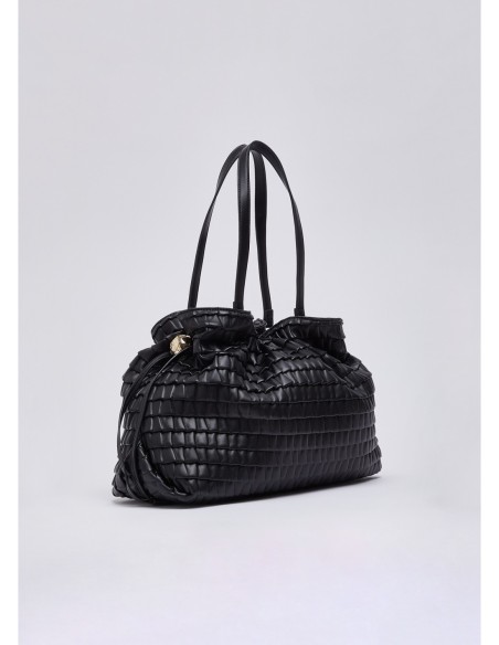 Borsa Riccy grande goffrata Liu Jo – Nero - foto 3