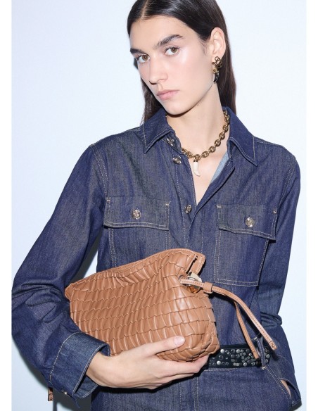 Borsa Riccy piccola goffrata Liu Jo – Beige - foto 1