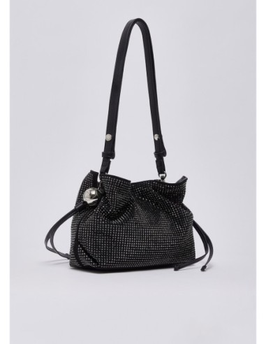 Borsa Riccy piccola con strass Liu Jo – Nero - foto 3
