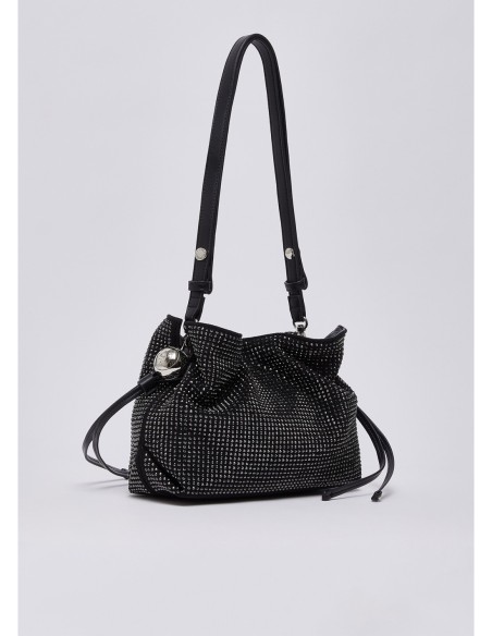 Borsa Riccy piccola con strass Liu Jo – Nero - foto 3