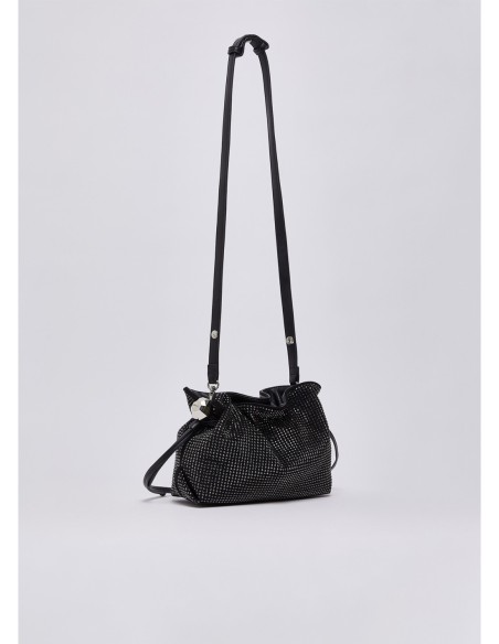 Borsa Riccy piccola con strass Liu Jo – Nero - foto 4