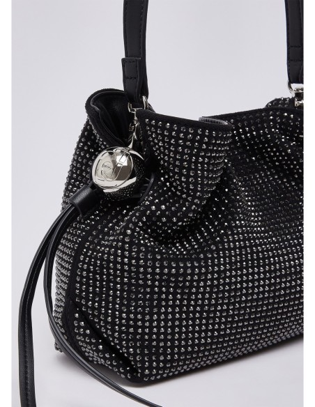 Borsa Riccy piccola con strass Liu Jo – Nero - foto 5
