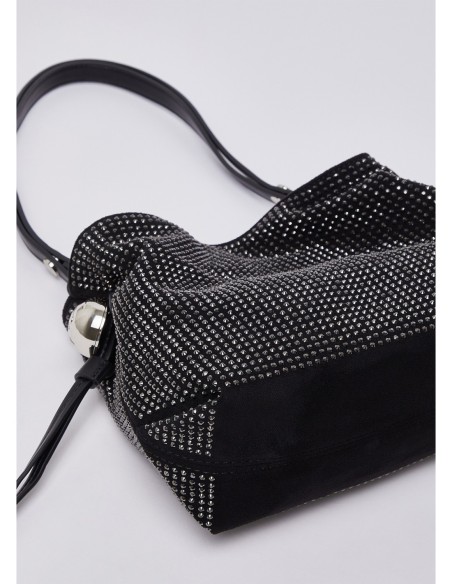 Borsa Riccy piccola con strass Liu Jo – Nero - foto 6