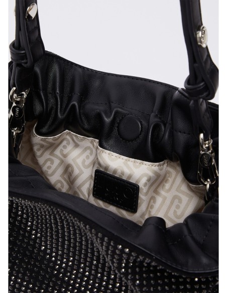 Borsa Riccy piccola con strass Liu Jo – Nero - foto 7