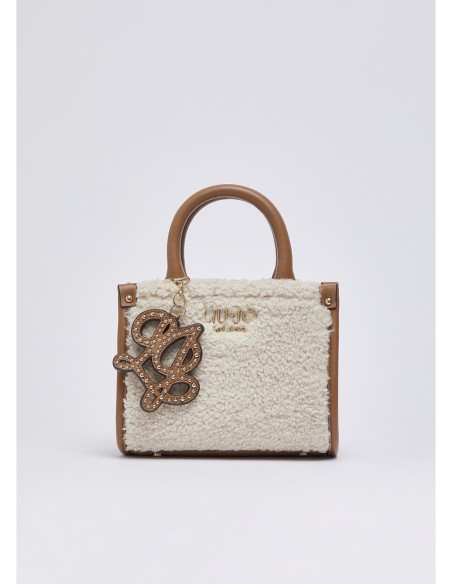 Borsa mini in teddy Liu Jo – Panna - foto 2
