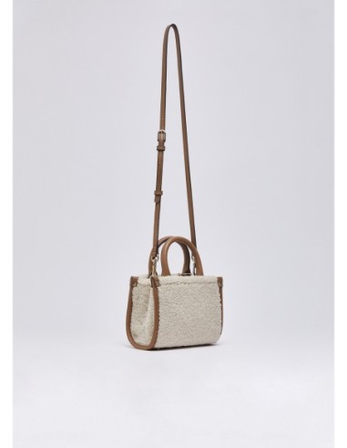 Borsa mini in teddy Liu Jo – Panna - foto 4