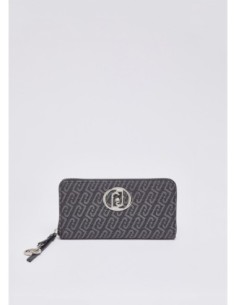 Portafoglio zip around monogram Liu Jo – Nero - foto 1