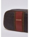 Camera bag media con banda a contrasto Liu Jo – Marrone scuro