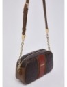 Camera bag media con banda a contrasto Liu Jo – Marrone scuro