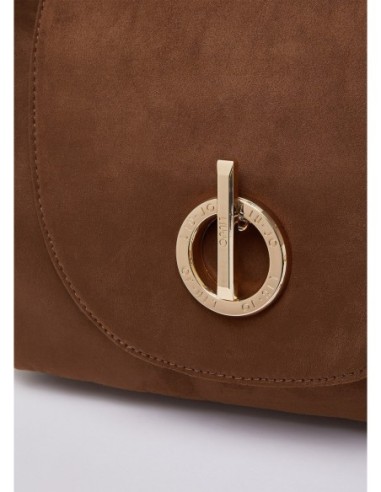 Borsa a mano media in microfibra con borchie Liu Jo – Tabacco - foto 6