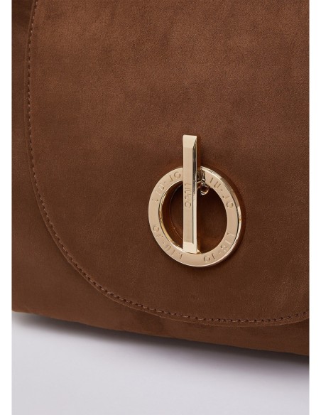 Borsa a mano media in microfibra con borchie Liu Jo – Tabacco - foto 6