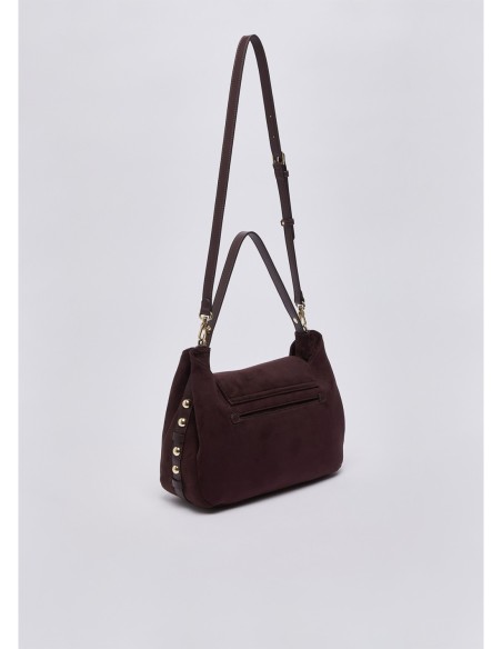 Borsa a mano media in microfibra con borchie Liu Jo – Melanzana - foto 4