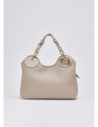 Borsa a mano piccola effetto bottalato Liu Jo – Bianco