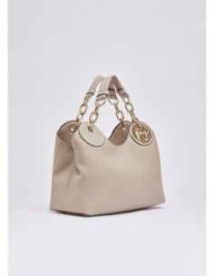 Borsa a mano piccola effetto bottalato Liu Jo – Bianco - foto 1 2