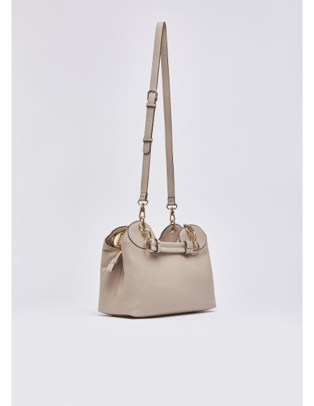 Borsa a mano piccola effetto bottalato Liu Jo – Bianco - foto 3