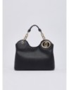 Borsa a mano piccola effetto bottalato Liu Jo – Nero/oro