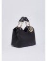 Borsa a mano piccola effetto bottalato Liu Jo – Nero/oro