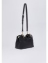 Borsa a mano piccola effetto bottalato Liu Jo – Nero/oro