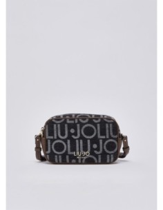 Camera bag piccola con lettering logo Liu Jo – Nero - foto 1 2