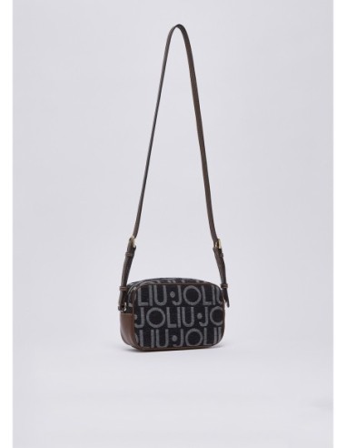 Camera bag piccola con lettering logo Liu Jo – Nero - foto 4