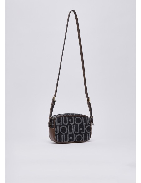 Camera bag piccola con lettering logo Liu Jo – Nero - foto 4