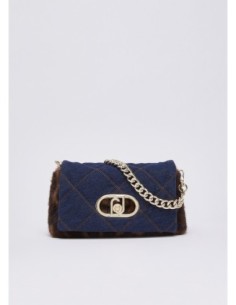 Borsa LaPuffy media Liu Jo – Blu denim - foto 1 2