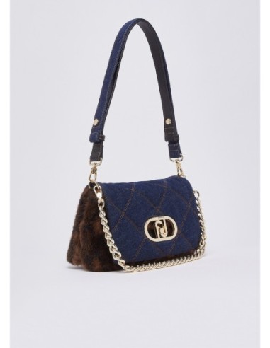 Borsa LaPuffy media Liu Jo – Blu denim - foto 3