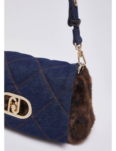 Borsa LaPuffy media Liu Jo – Blu denim - foto 5