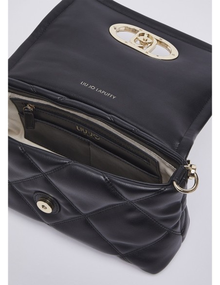 Borsa LaPuffy media con matelassé Liu Jo – Nero - foto 7