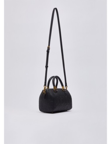 Borsa a mano piccola con logo debossed Liu Jo – Nero - foto 4