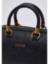 Borsa a mano piccola con logo debossed Liu Jo – Nero Borsa a mano piccola con logo debossed Liu Jo – Nero